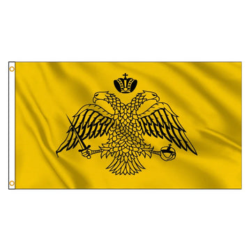 Double Head Eagle Mount Athos Eastern Greek Orthodox Church Flag