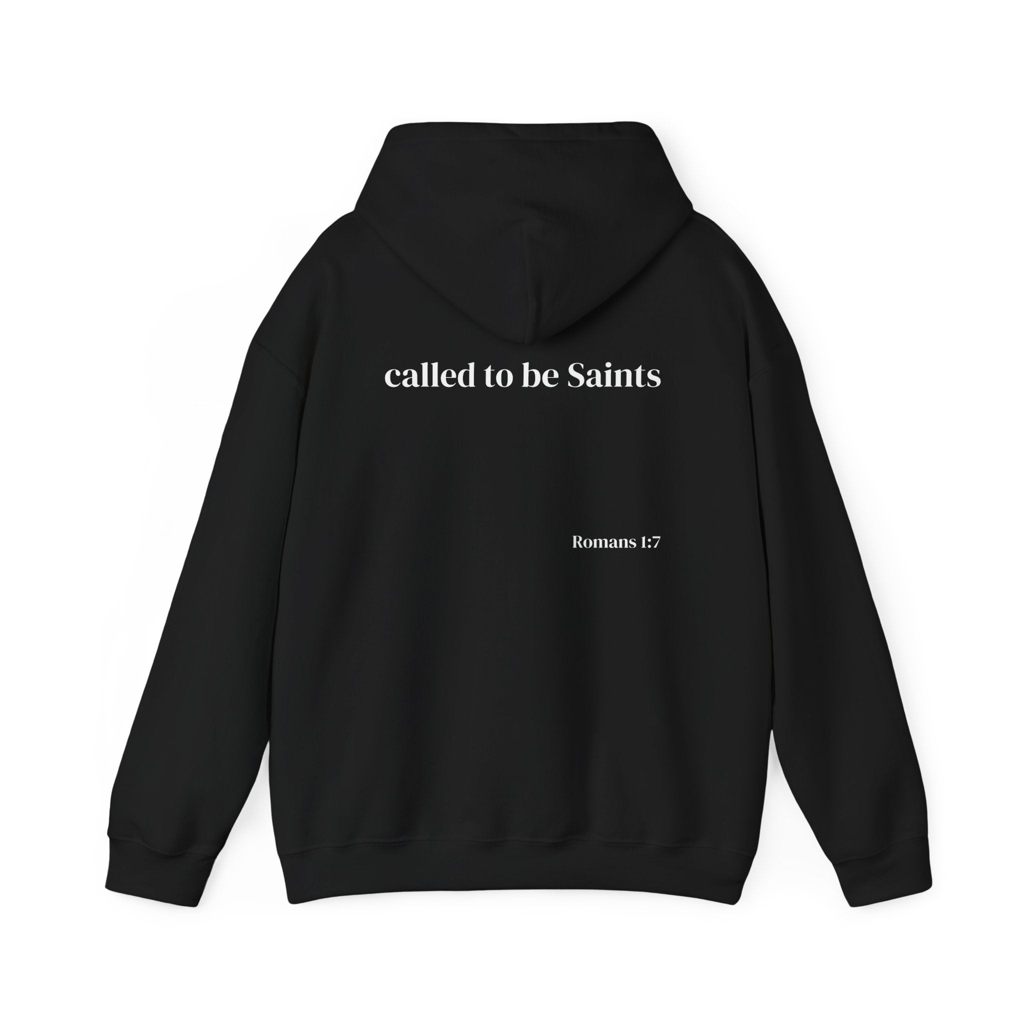Saintly Unisex Christian Bible Verse Hoodie- Called To Be Saints Design
