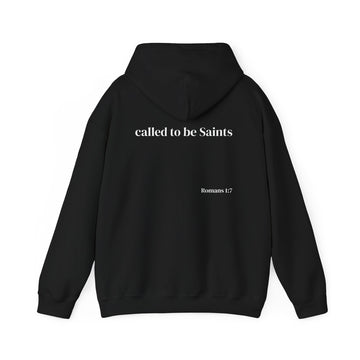 Saintly Unisex Christian Bible Verse Hoodie- Called To Be Saints Design