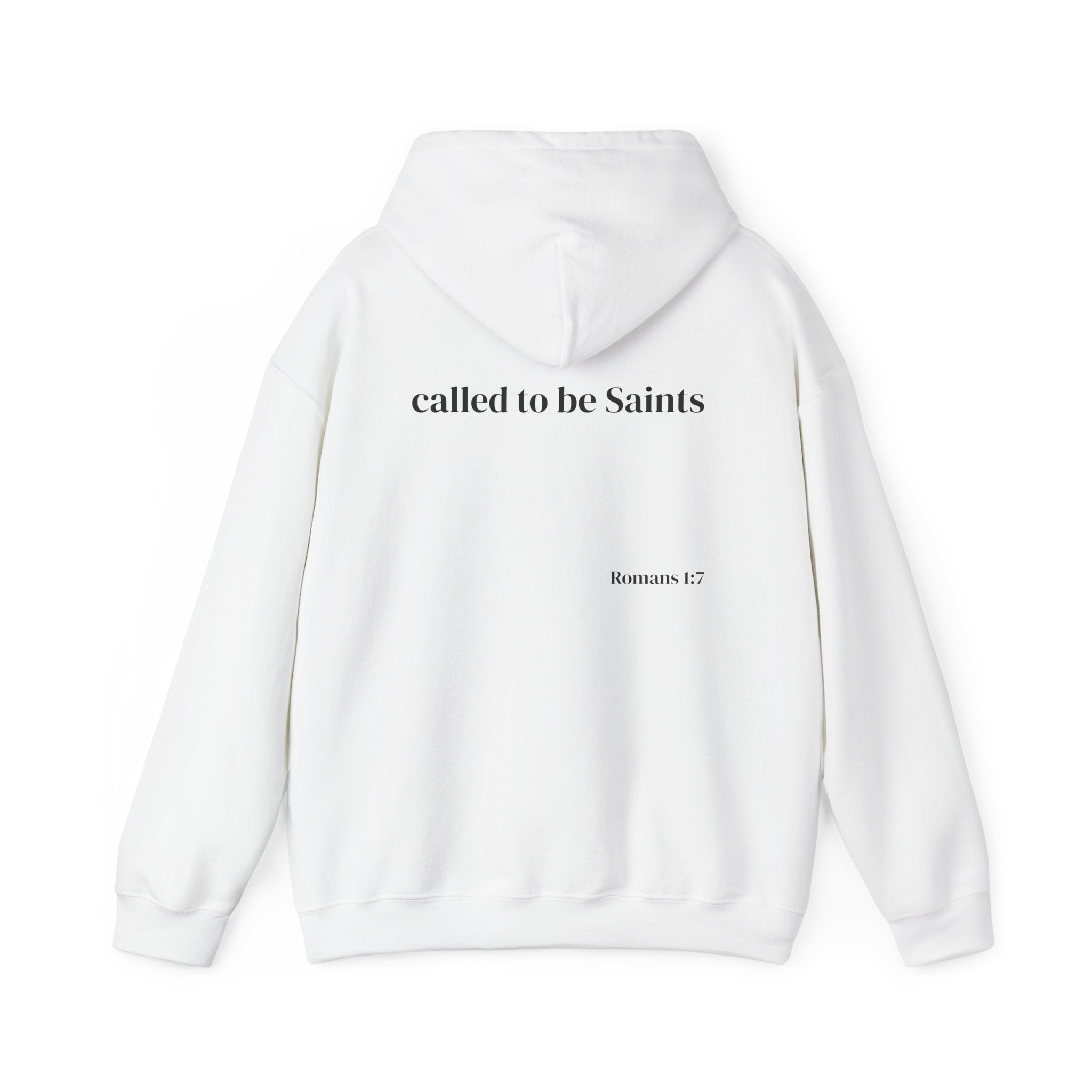 Saintly Unisex Christian Bible Verse Hoodie- Called To Be Saints Design