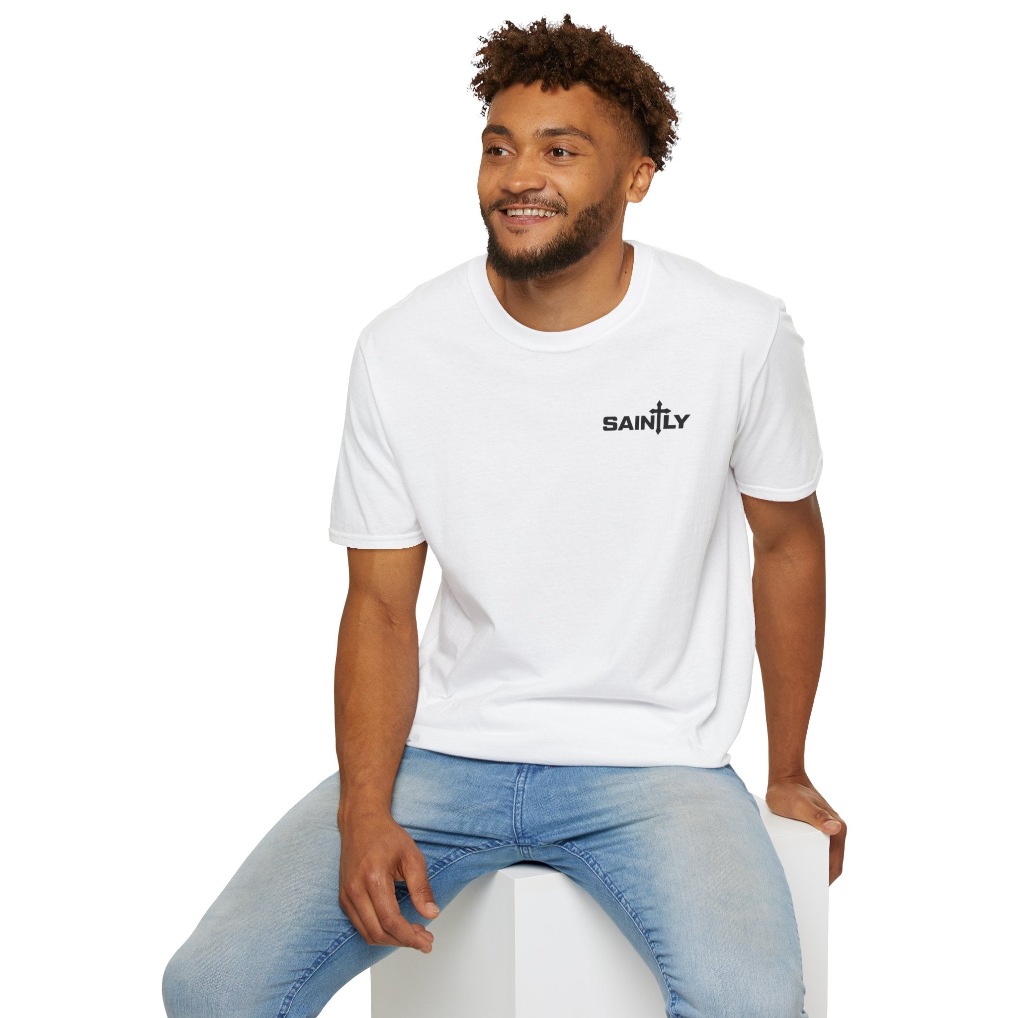 Saintly Unisex Christian Bible Verse Tee – Called to Be Saints Design