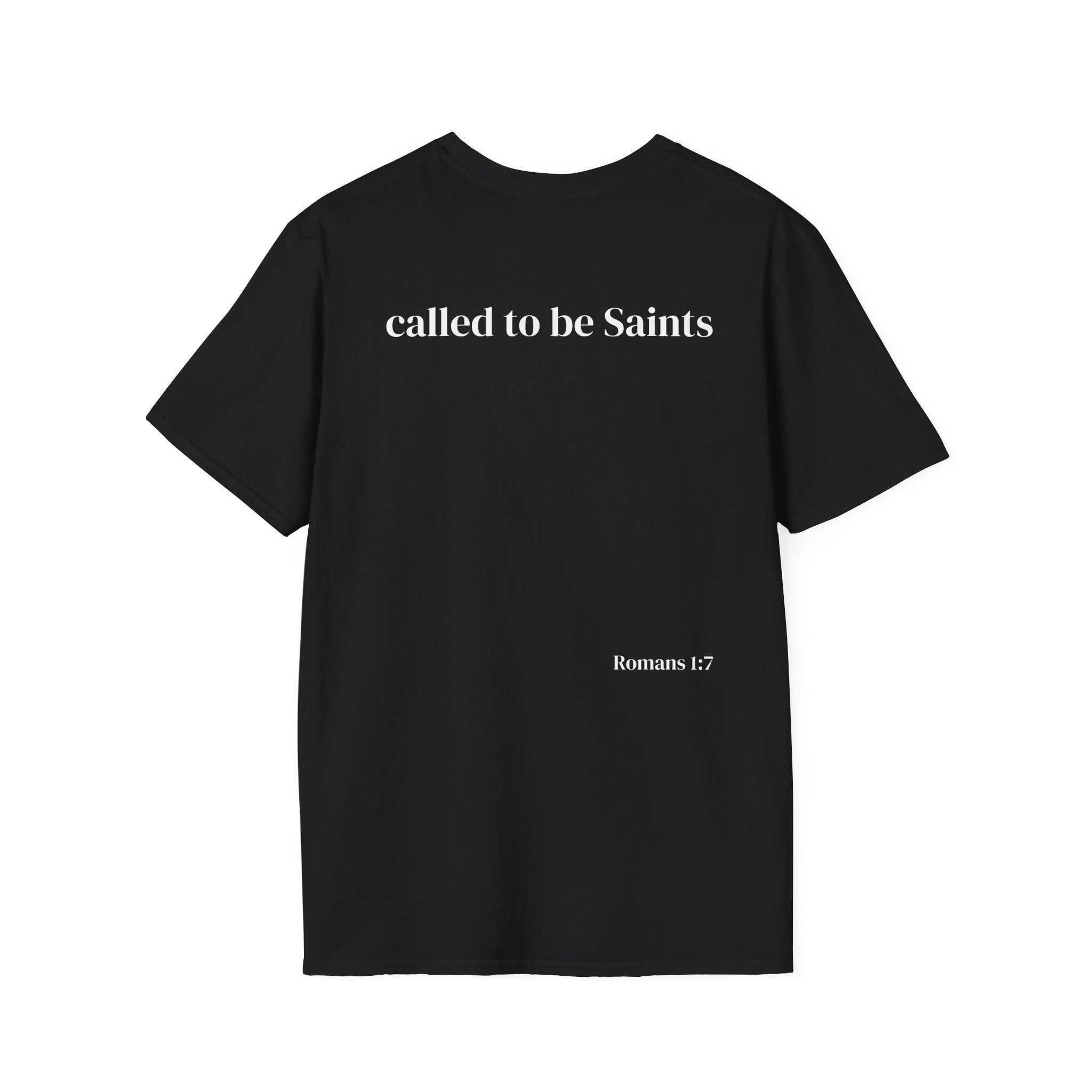 Saintly Unisex Christian Bible Verse Tee – Called to Be Saints Design