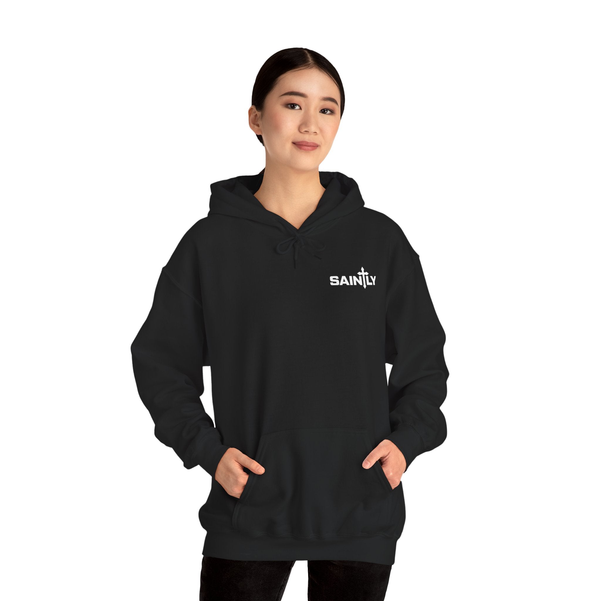 Saintly Unisex Christian Bible Verse Hoodie- Called To Be Saints Design