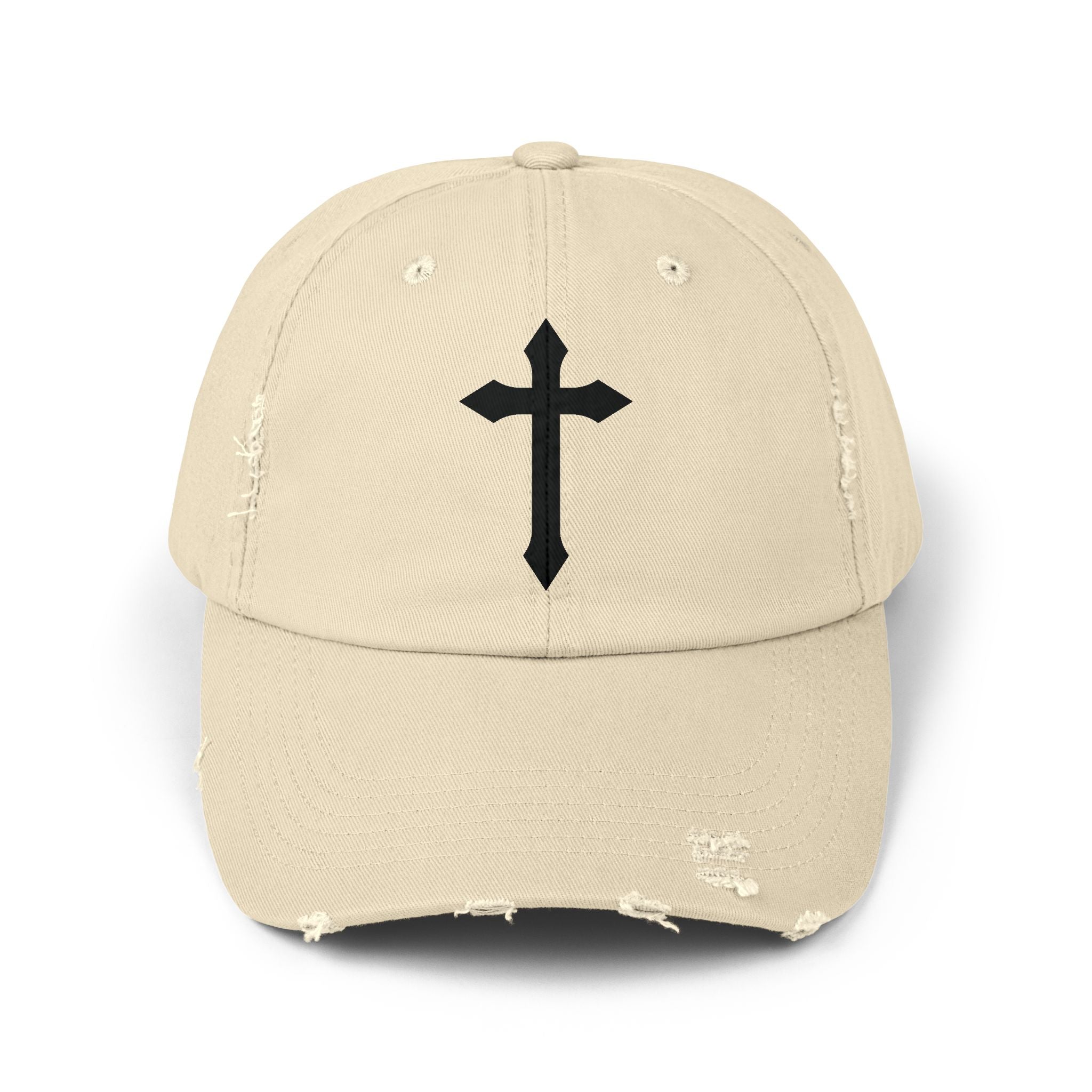 Saintly Premium Distressed Christian Hat