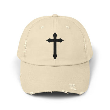 Saintly Premium Distressed Christian Hat
