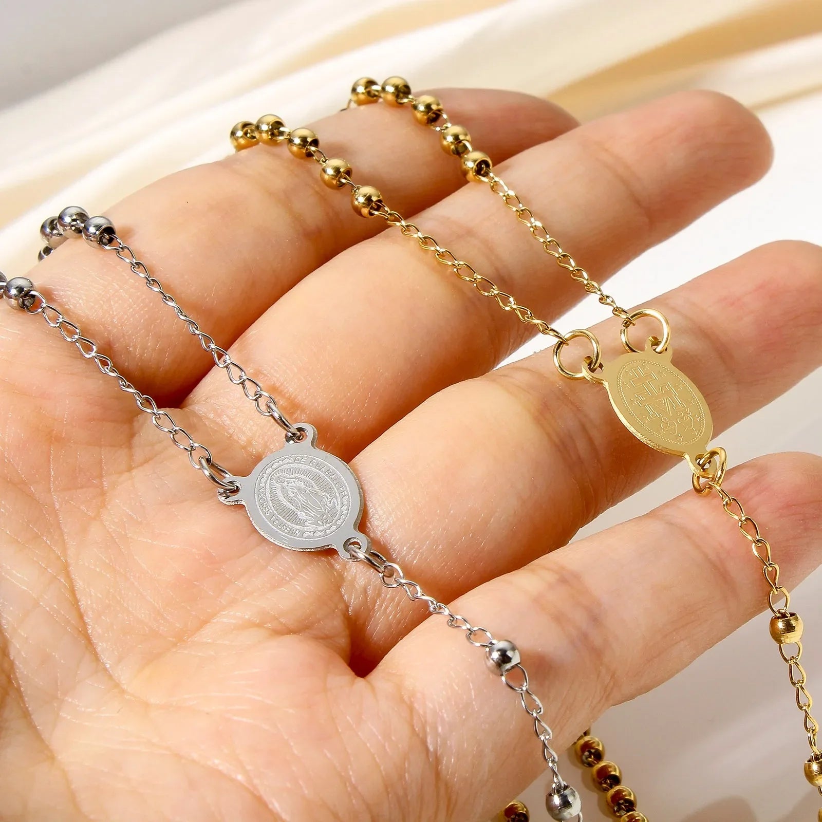 Rosary Beads Christianity Necklaces