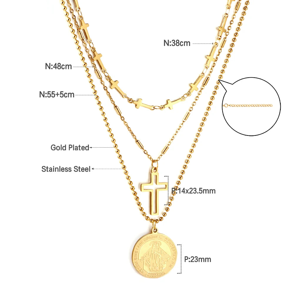 Rosary Beads Christianity Necklaces