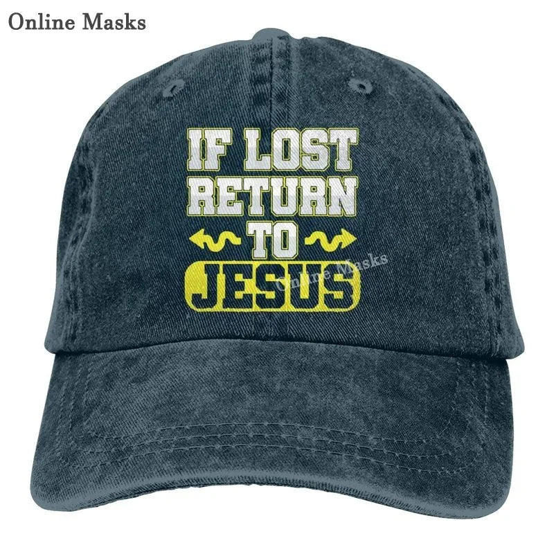 Vintage Christian Jesus Cross Baseball Cap