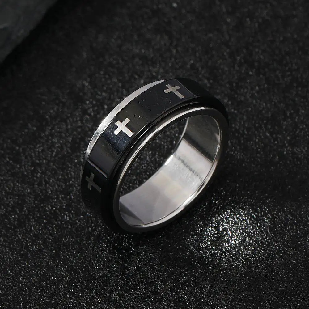 Rotatable Metal Cross Ring