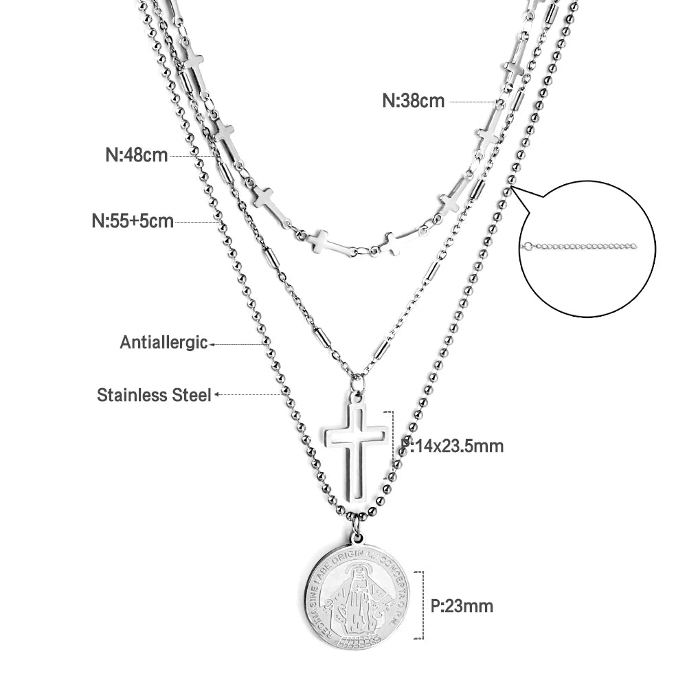 Rosary Beads Christianity Necklaces