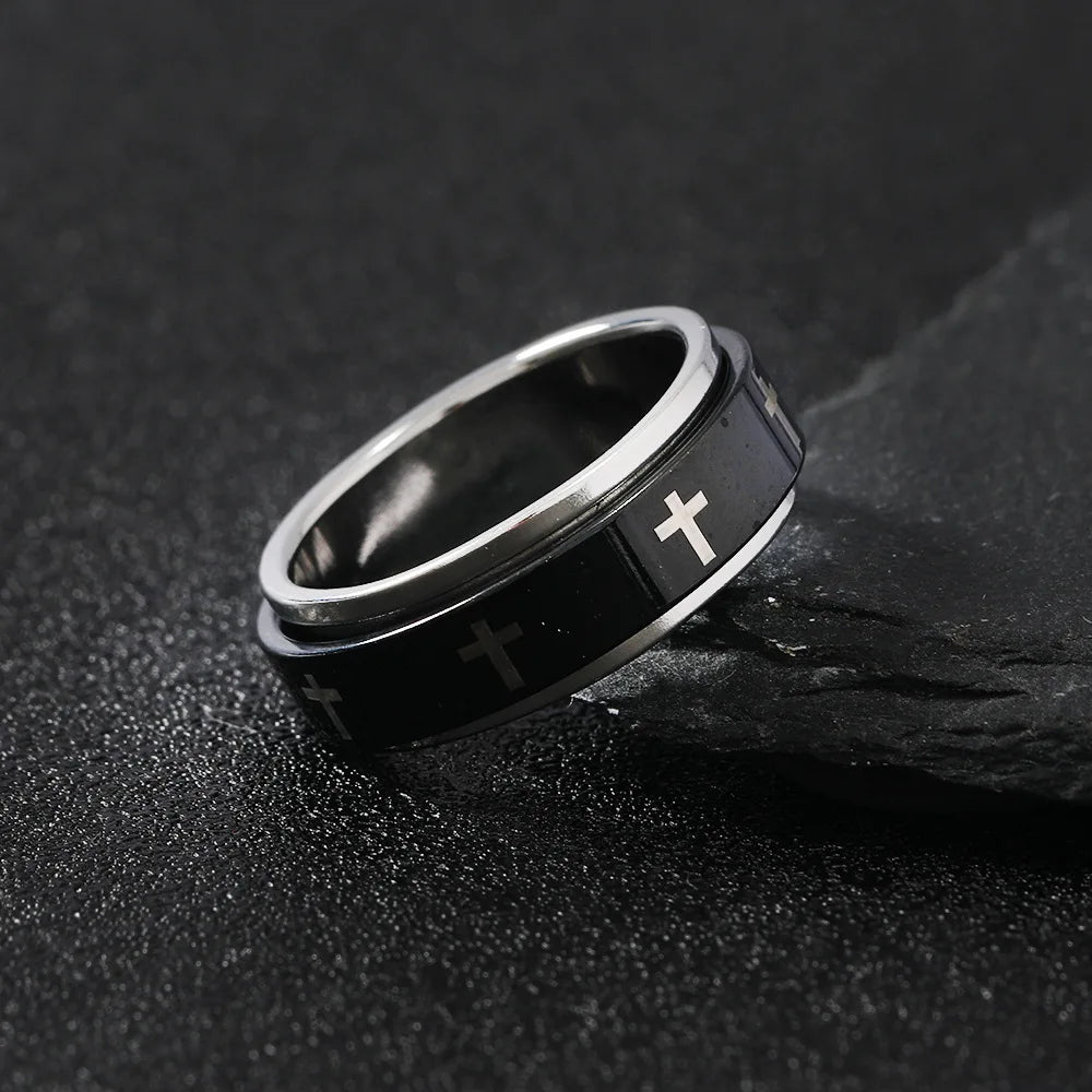 Rotatable Metal Cross Ring