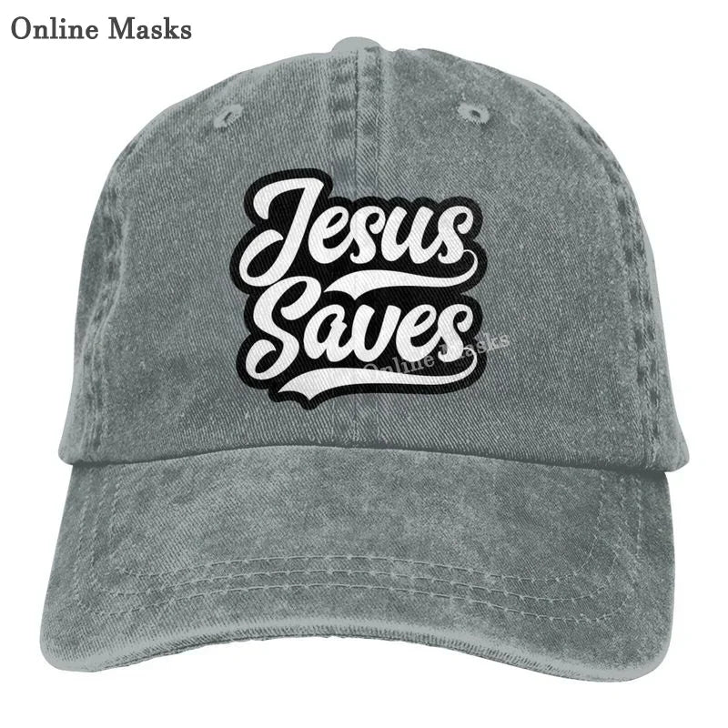 Vintage Christian Jesus Cross Baseball Cap