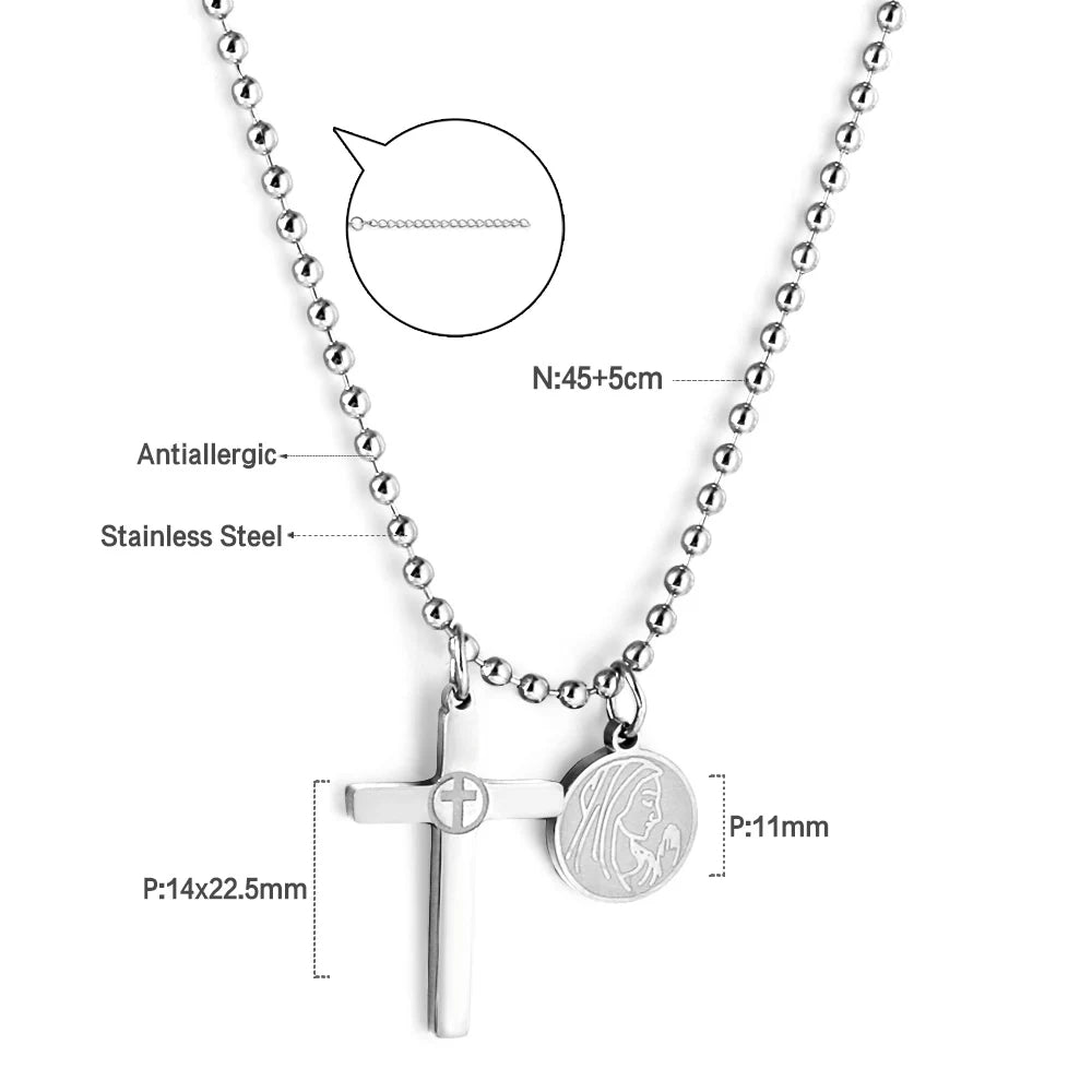 Rosary Beads Christianity Necklaces