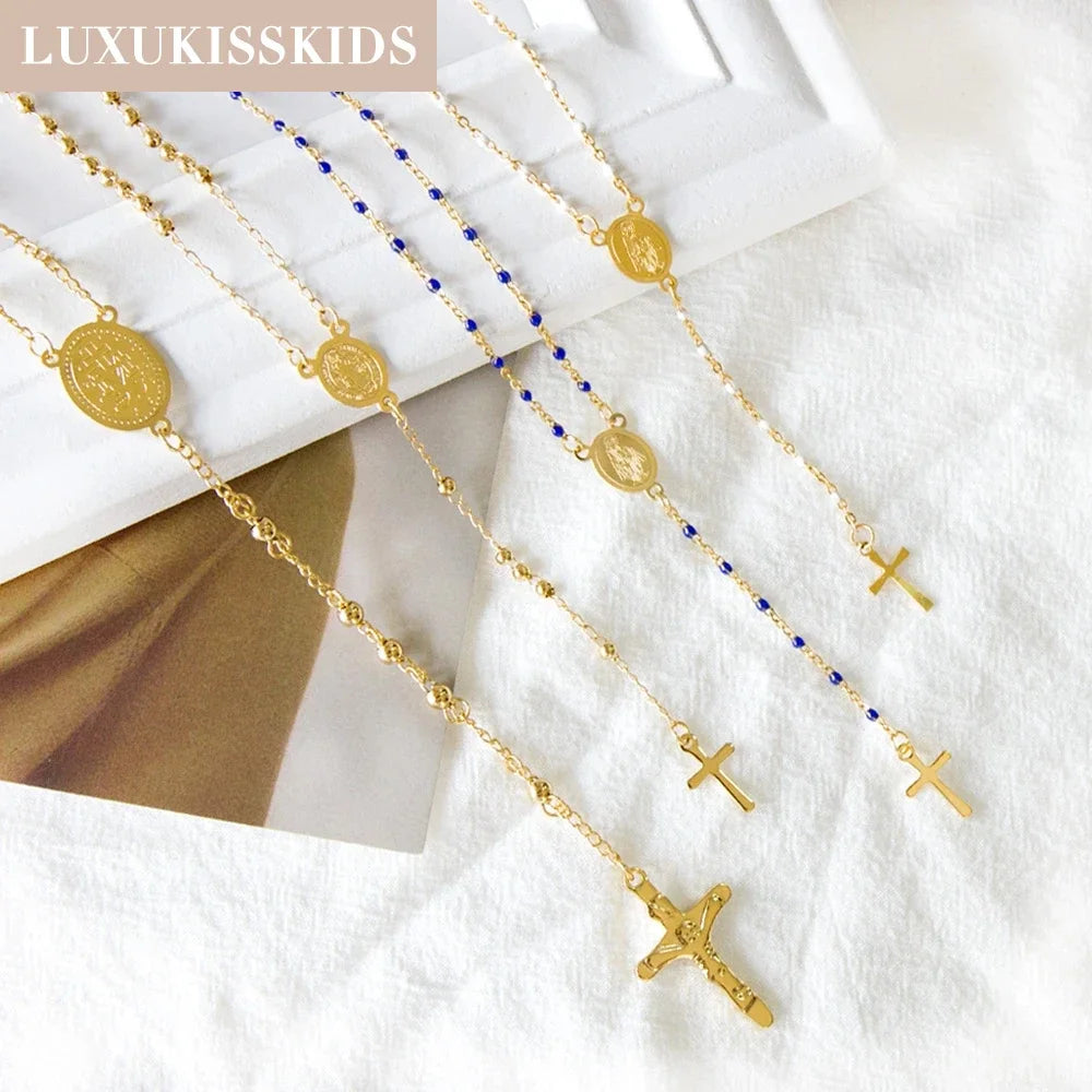 Rosary Beads Christianity Necklaces