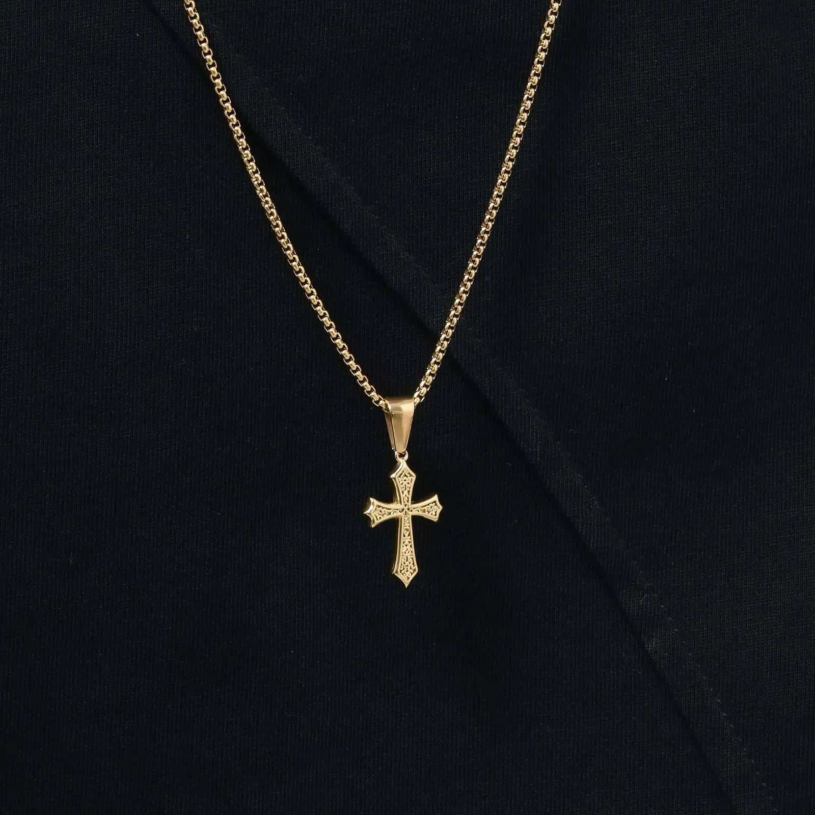 Cross Pendant Necklace for Men