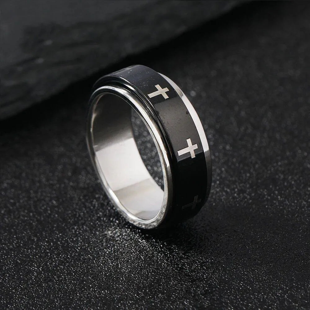 Rotatable Metal Cross Ring