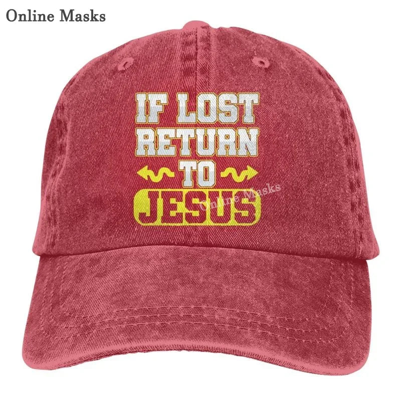 Vintage Christian Jesus Cross Baseball Cap