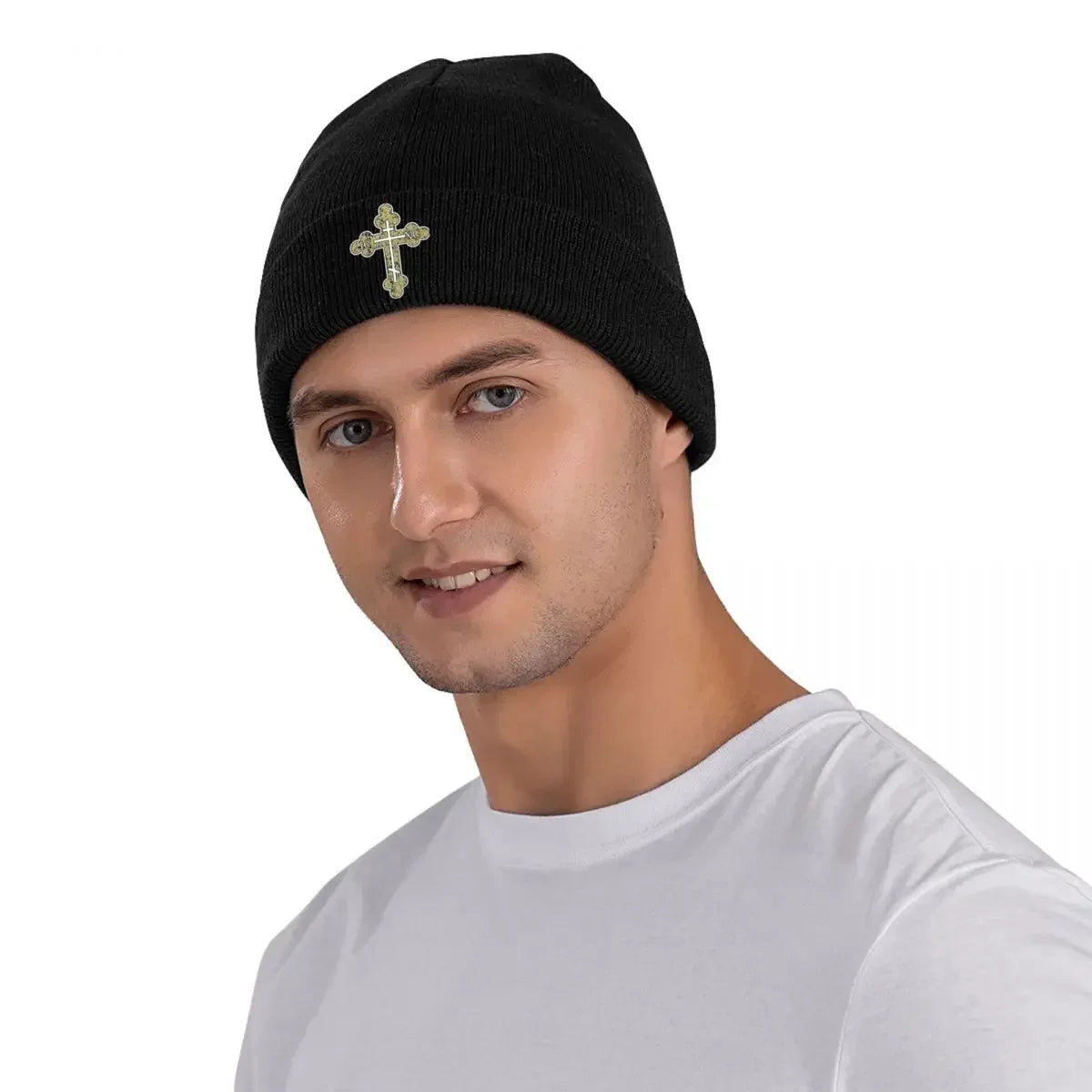 Cross Orthodox Knit Hat Beanies