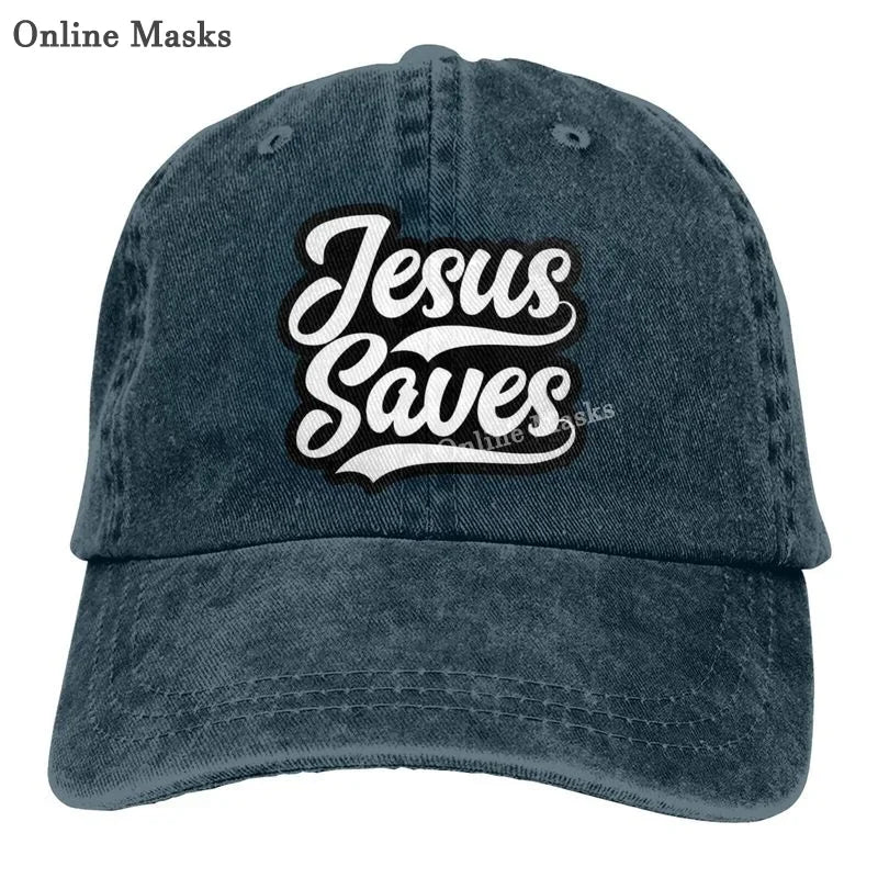 Vintage Christian Jesus Cross Baseball Cap