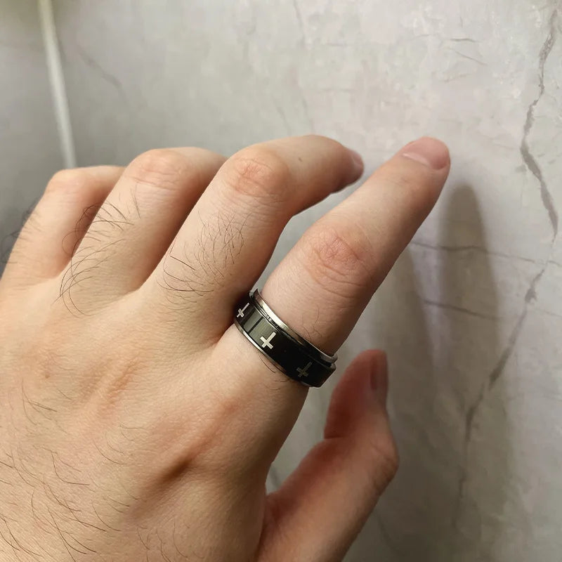 Rotatable Metal Cross Ring