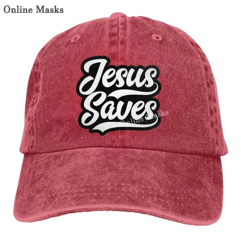 Vintage Christian Jesus Cross Baseball Cap
