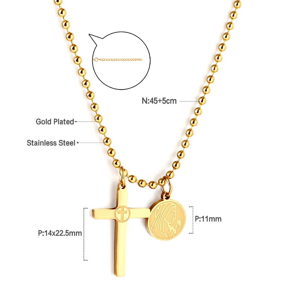 Rosary Beads Christianity Necklaces