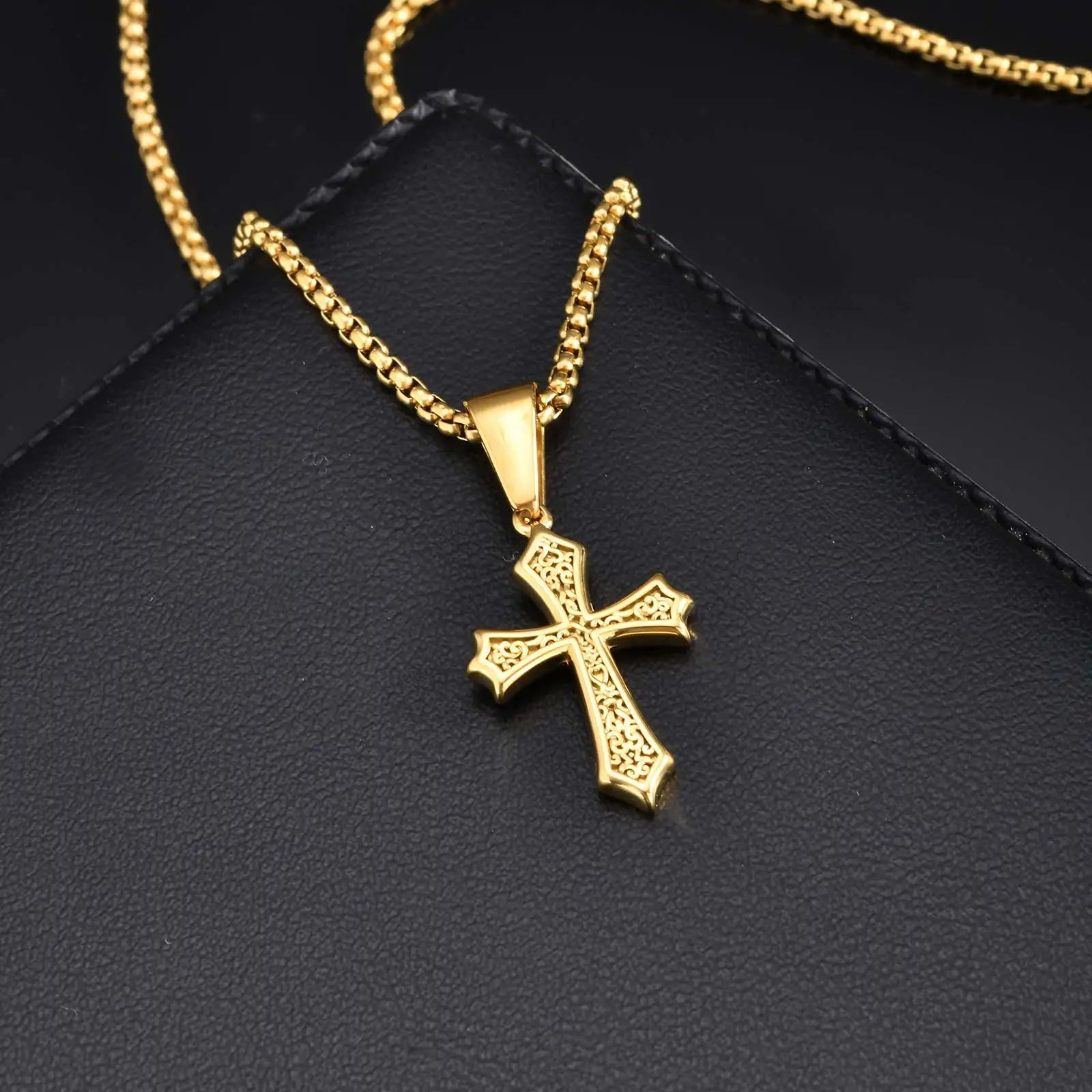 Cross Pendant Necklace for Men