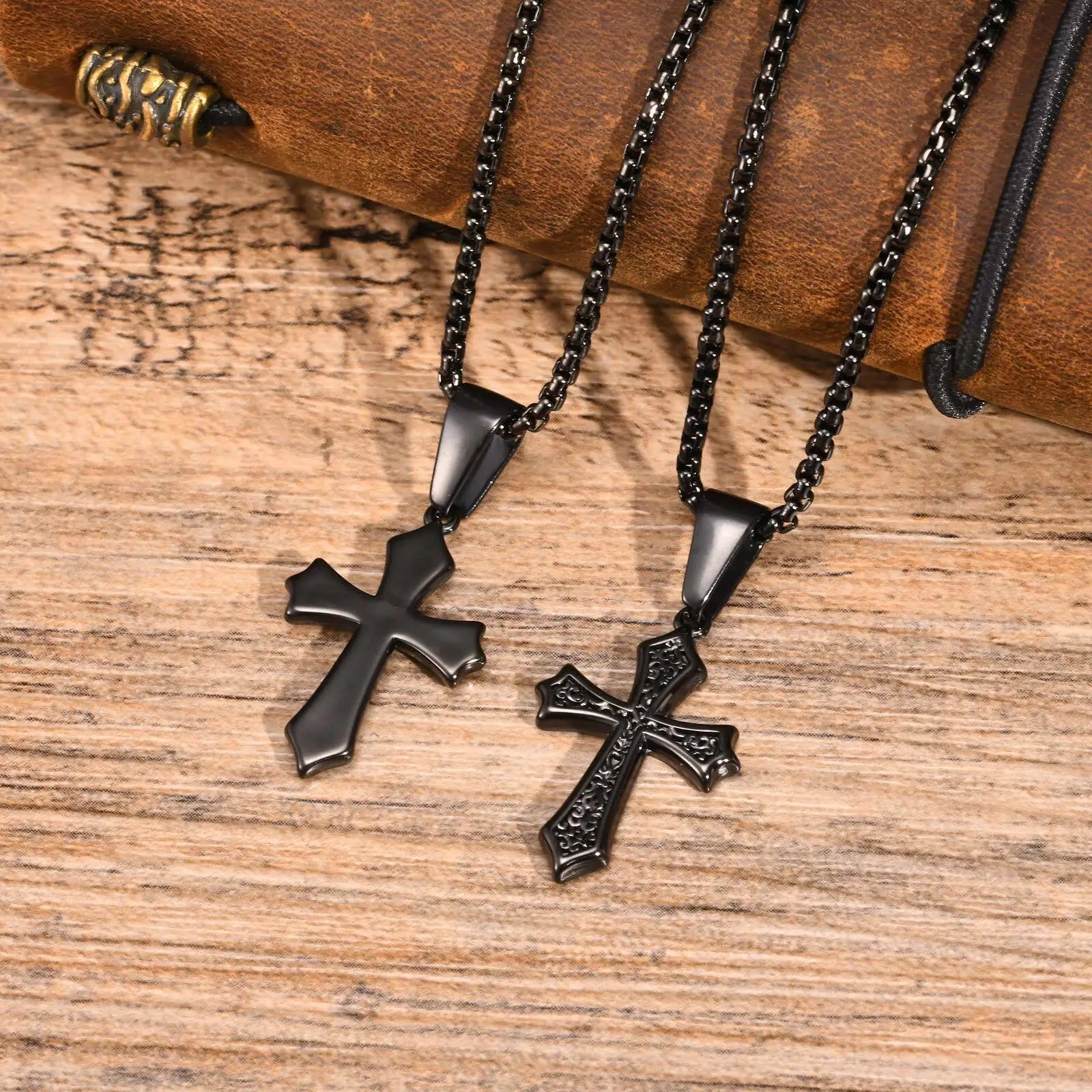 Cross Pendant Necklace for Men